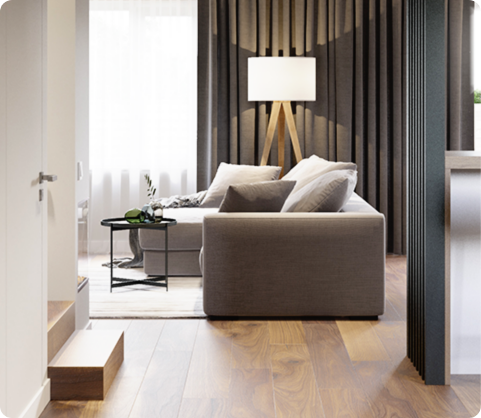 Căn hộ 1 phòng ngủ